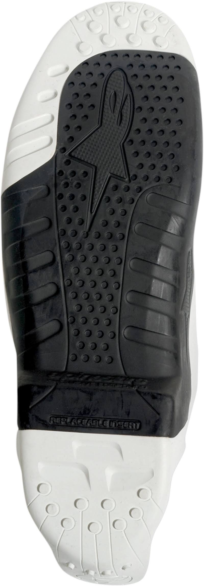 Alpinestars - 25SUT10-12-13/14 - Tech 10 Sole Black/White Sz 13-14