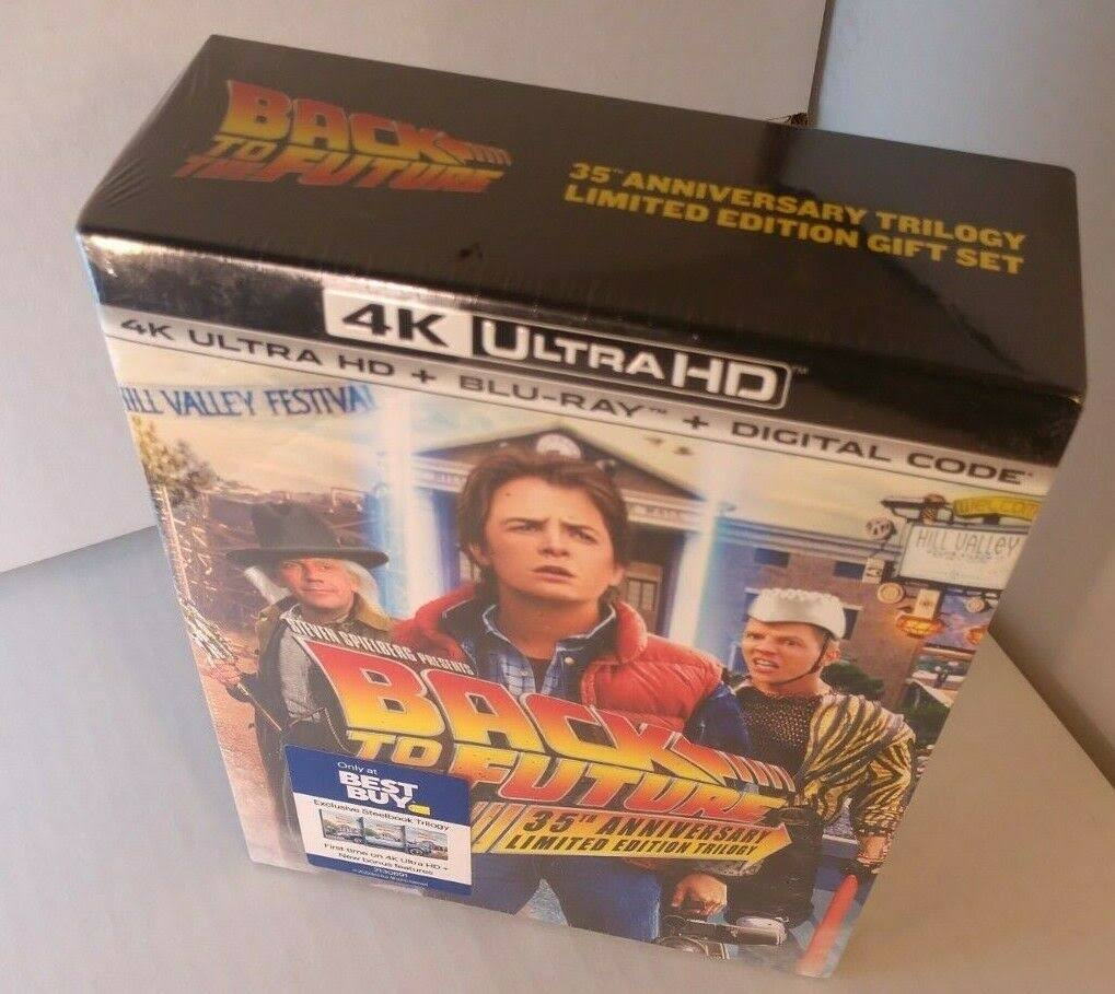 Back to The Future 4K Trilogy Steelbook Set