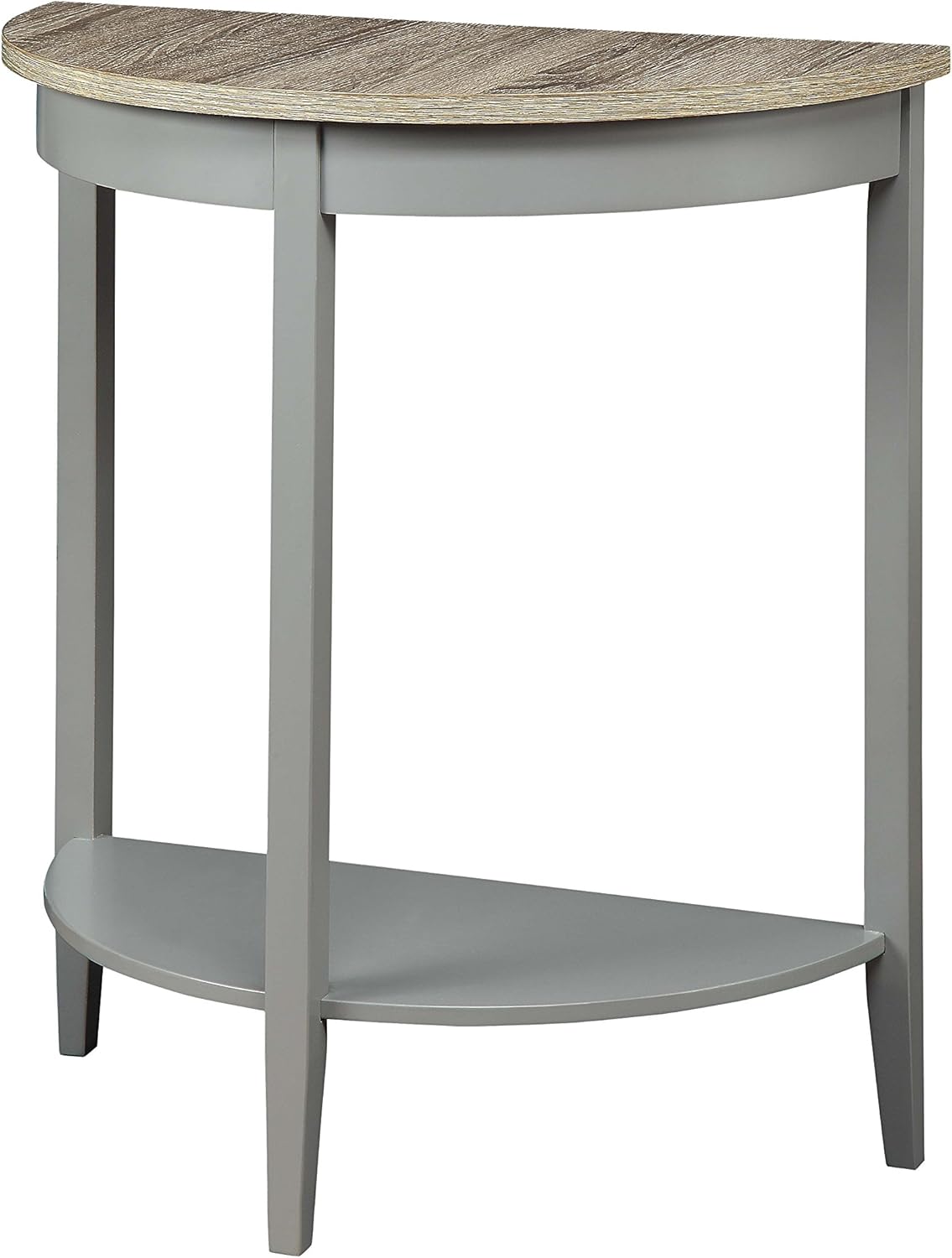 ACME Justino Console Table - - Gray Oak & Gray Pack of 2