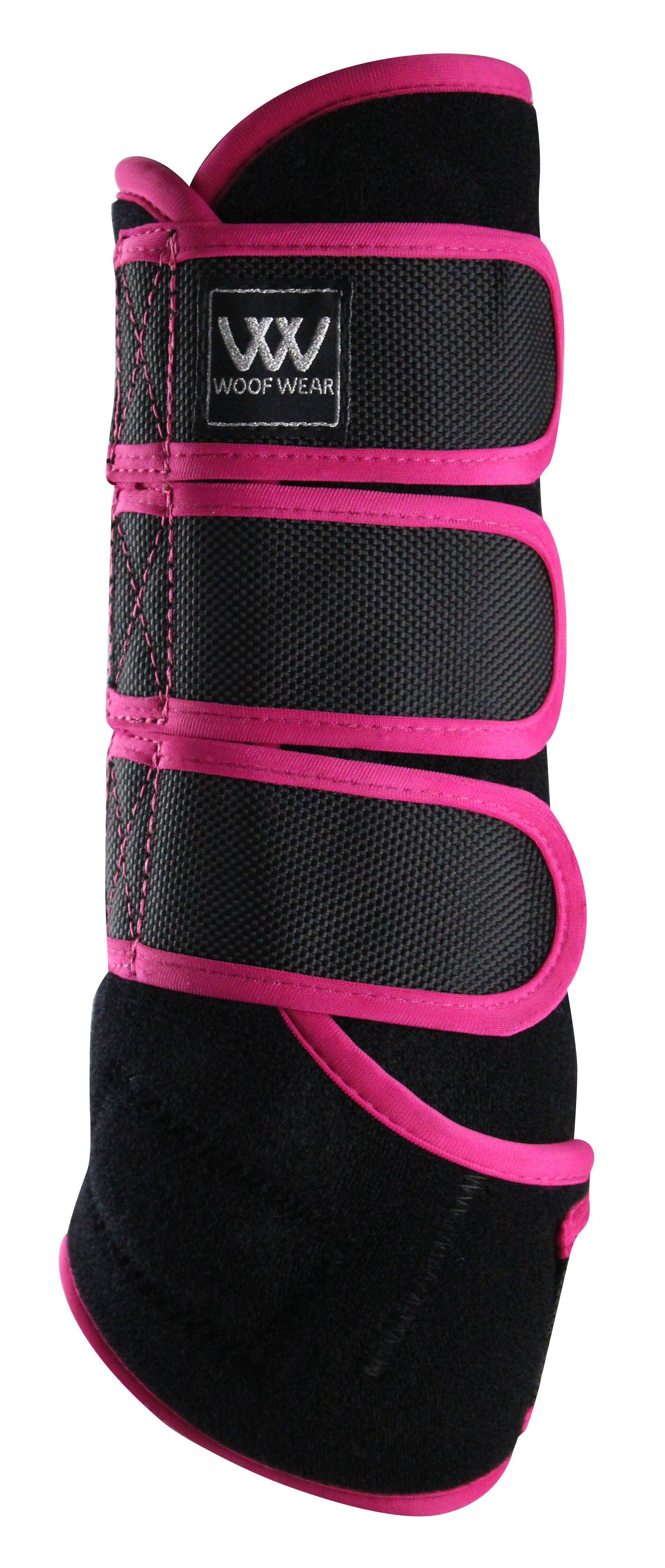 Woof Wear Dressage Wrap - Black/Berry