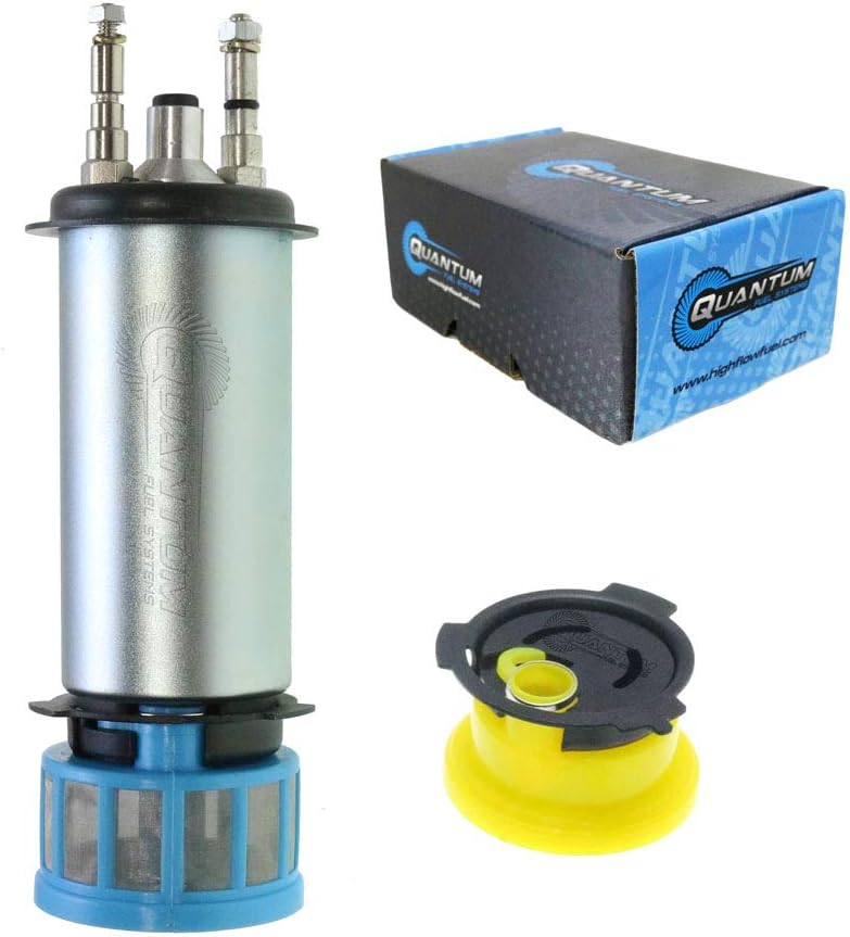 HFP-512 Fuel Pump with Strainer Replacement for Yamaha Outboard EFI 150-250 HP (1997-2001) # 65L-13907-00-00, 66K-13907-00-00 Pack of 2