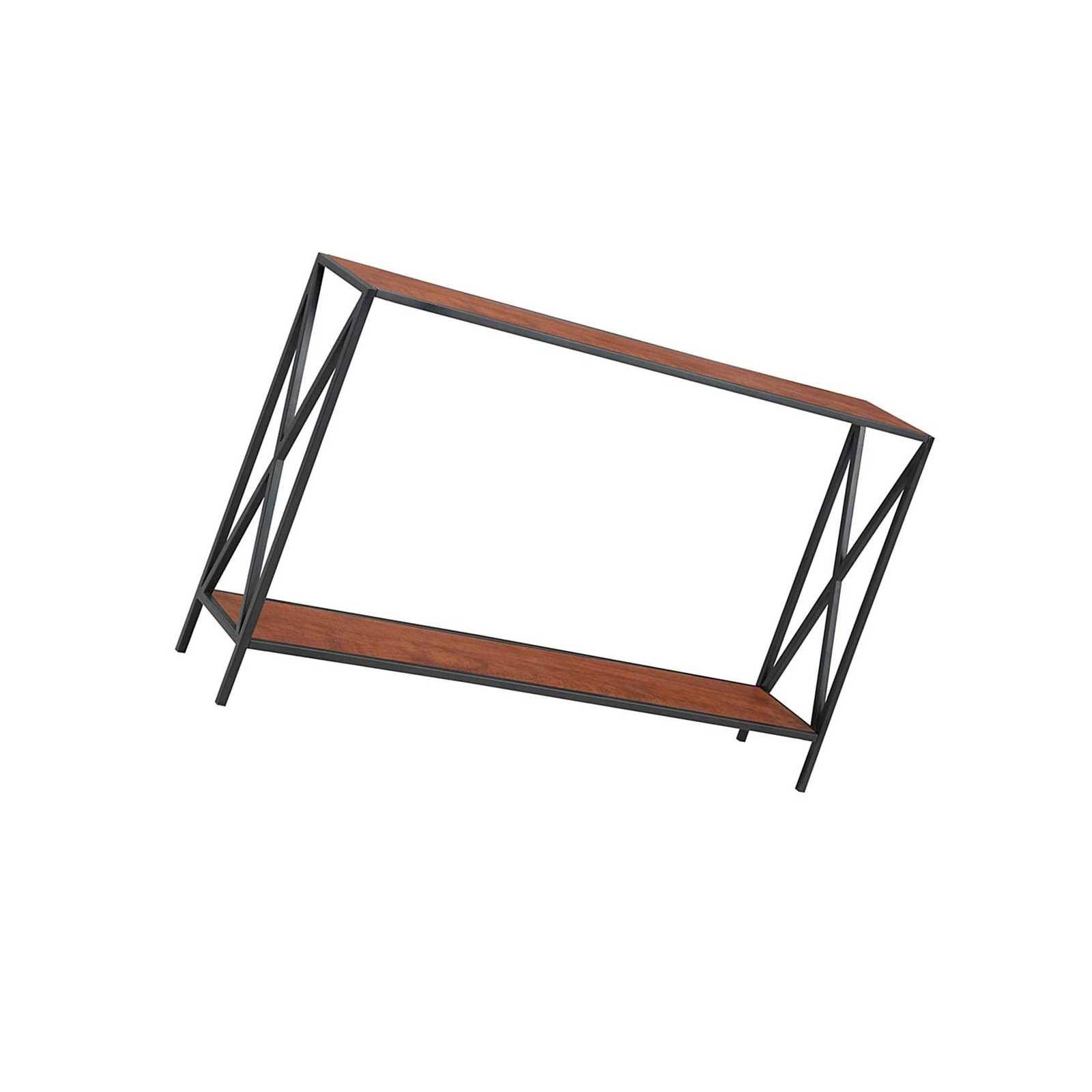 Convenience Concepts Tucson Console Table, Black / Cherry