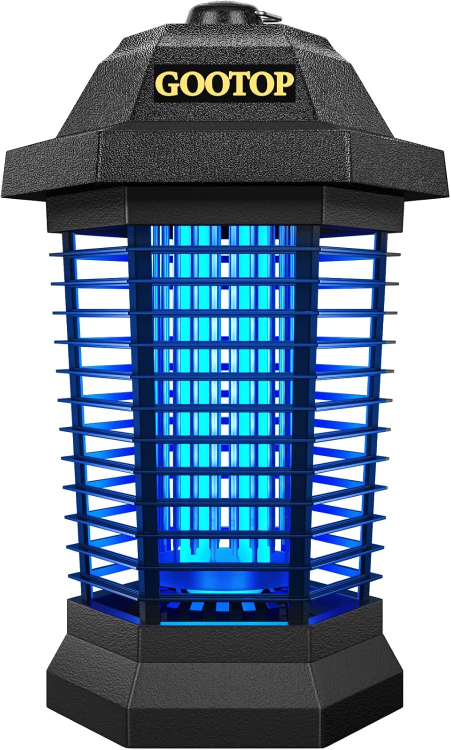 GOOTOP Bug Zapper Outdoor Electric, Mosquito Zapper Outdoor, Fly Trap for Patio Insect Trap (Black) (Black)