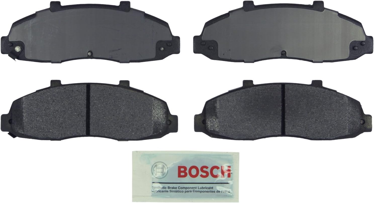 Bosch BE679 Blue Disc Brake Pad Set for Ford: 1997-03 F-150, 2004 F-150 Heritage, 2000-07 F-250; Lincoln: 2002-03 Blackwood - FRONT