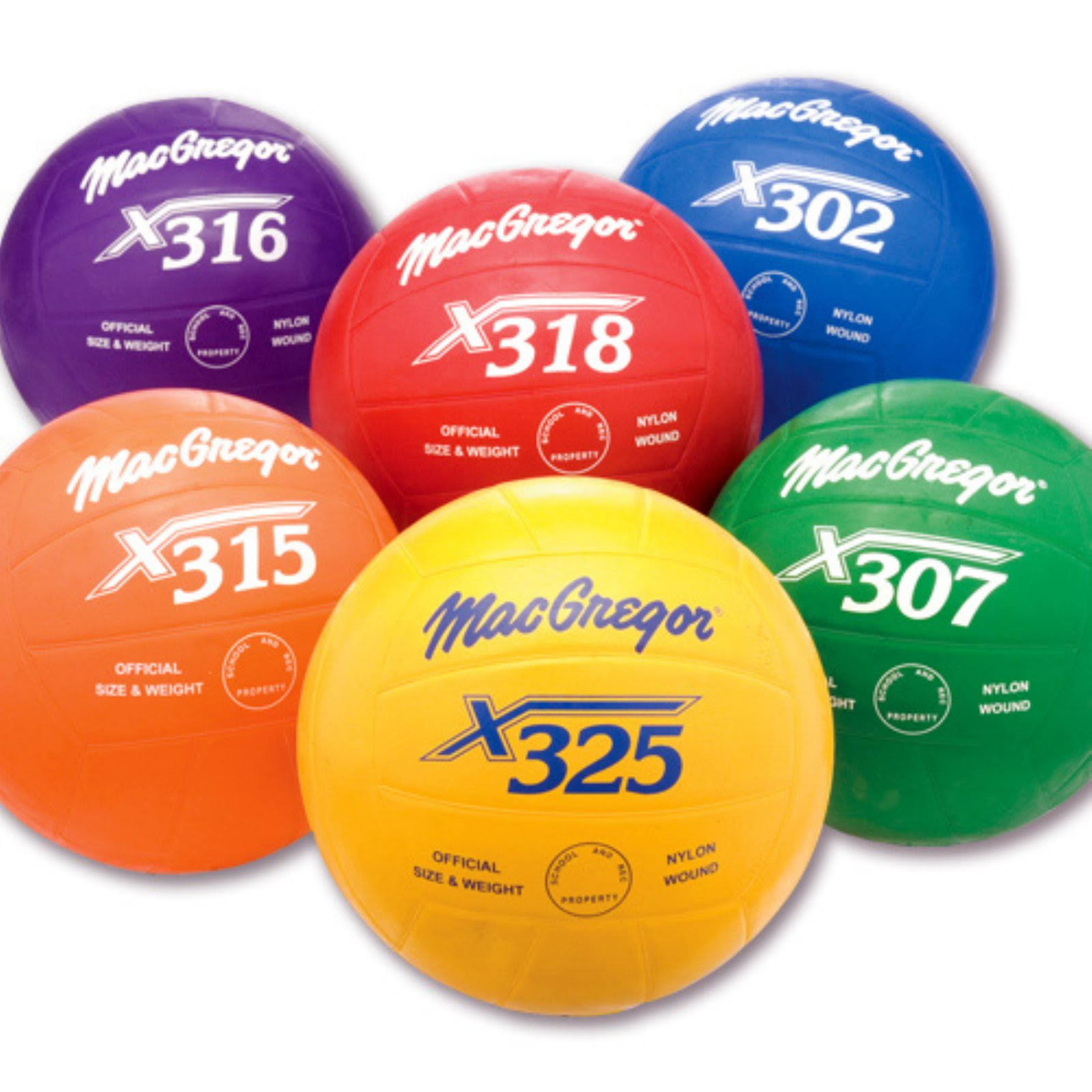 MacGregor Multicolor Volleyballs Prism Pack