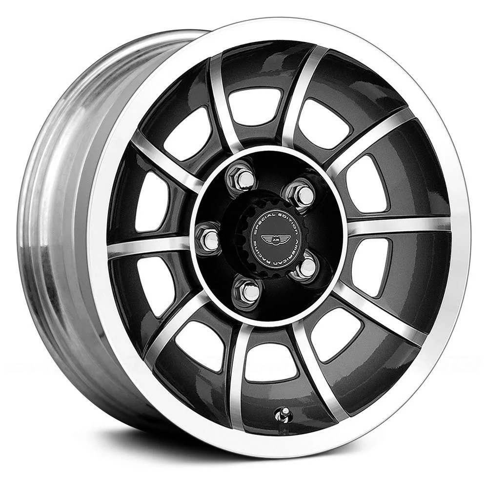 American Racing Vector 15x8.5 Blank Gray (6 mm) Rim, Machined