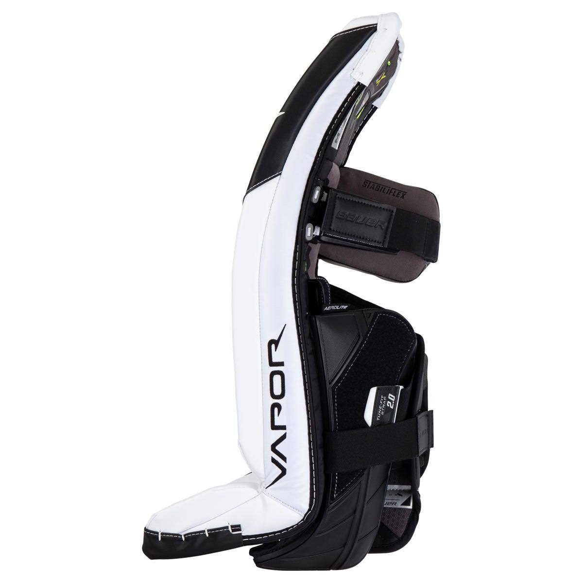 Bauer Vapor 3X Goalie Leg Pads - Intermediate - White/Black - Large