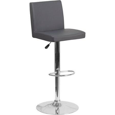 George Oliver Crotty Mid Back Adjustable Height Swivel Bar Stool