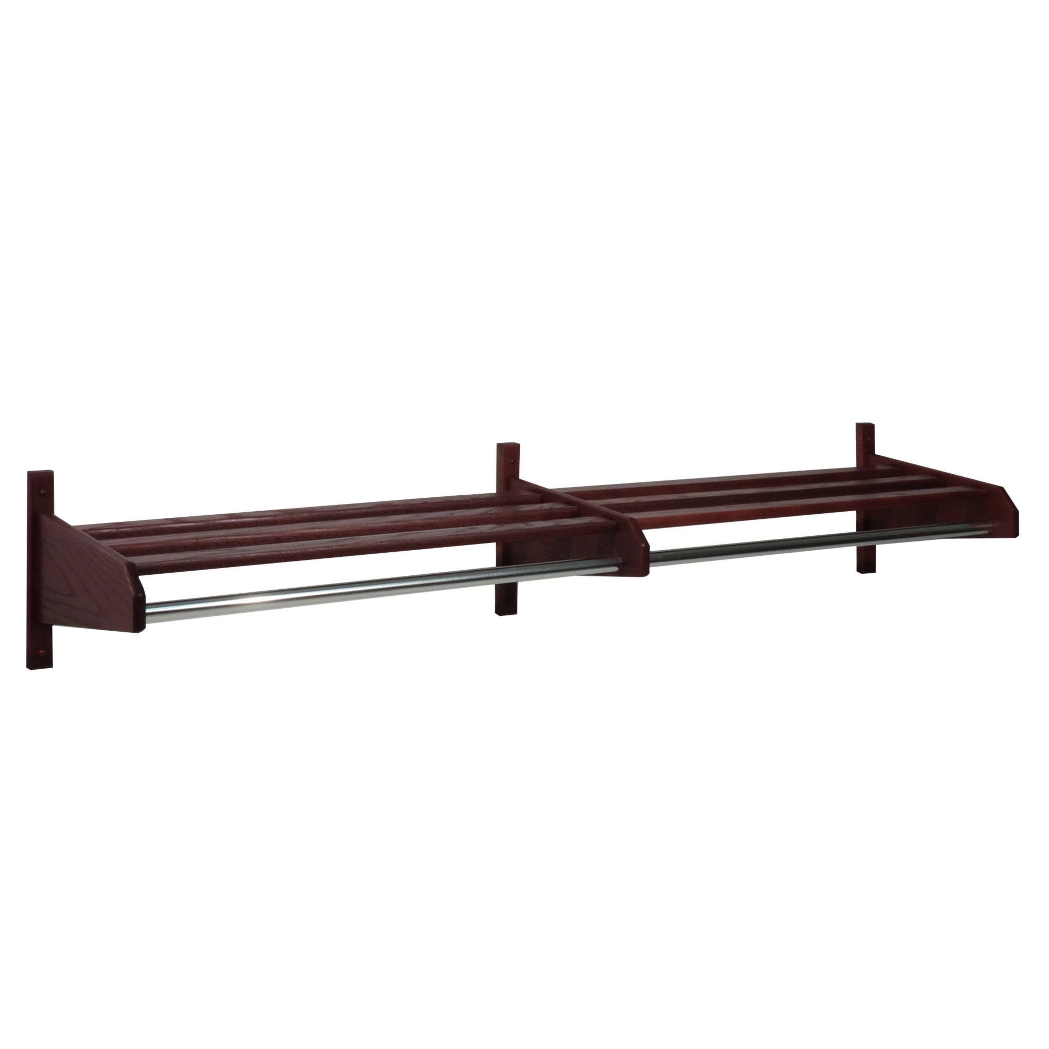 Wooden Mallet (64Dcrmh) 64 inch Oak Coat and Hat Rack - Mahogany