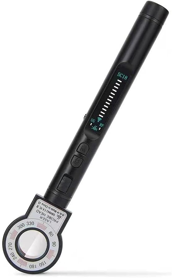 KSQ Hidden Device Detector, Upgraded Bug Detector Finder, Portable RF Detector 12-Level Sensitivity Modes, Auto Hidden Camera Detector Privacy Protection for Office, Hotel & Travel Pack of 2