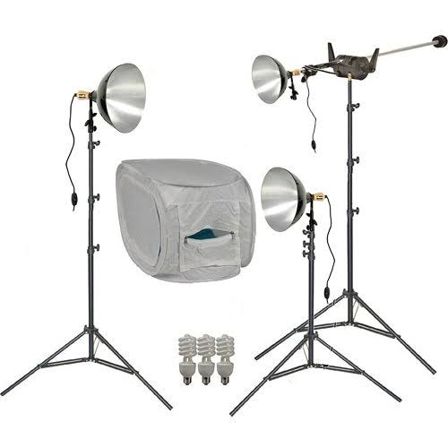 Impact Three-Light Fluorescent Digital Shed Boom Kit