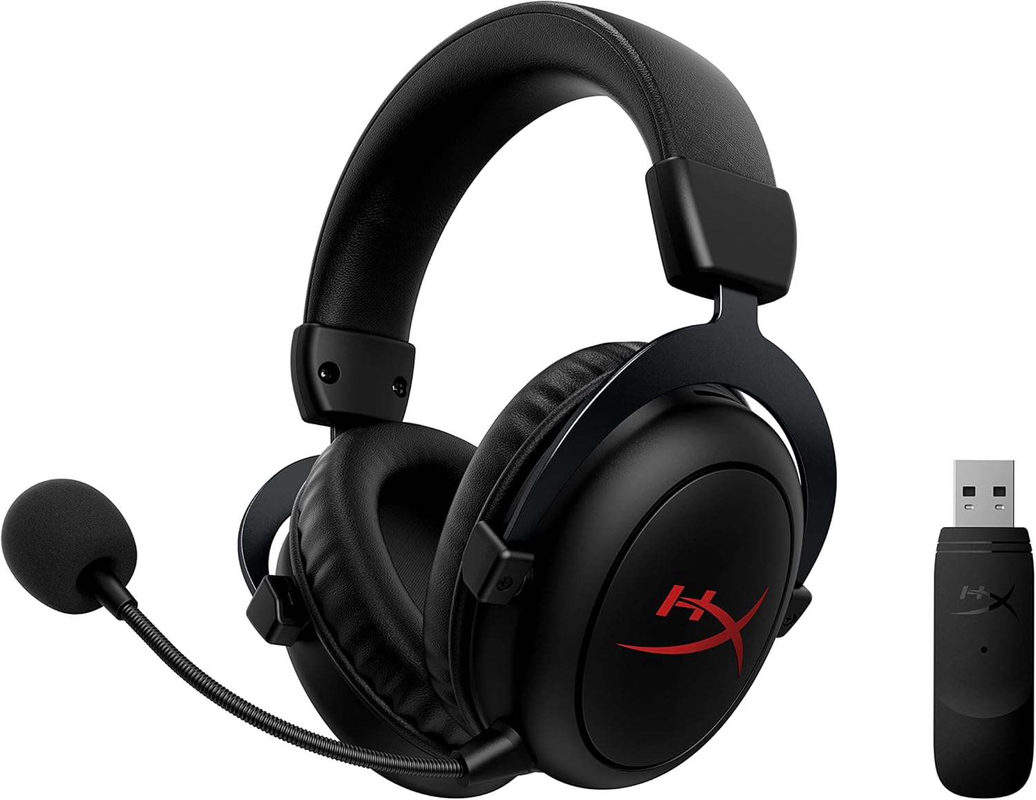 HyperX Cloud Core - Gaming Headset, for PC, 7.1 Surround Sound, Memory Foam Ear Pads, Durable Aluminum Frame, Detachable Noise Cancelling Microphone Pack of 2