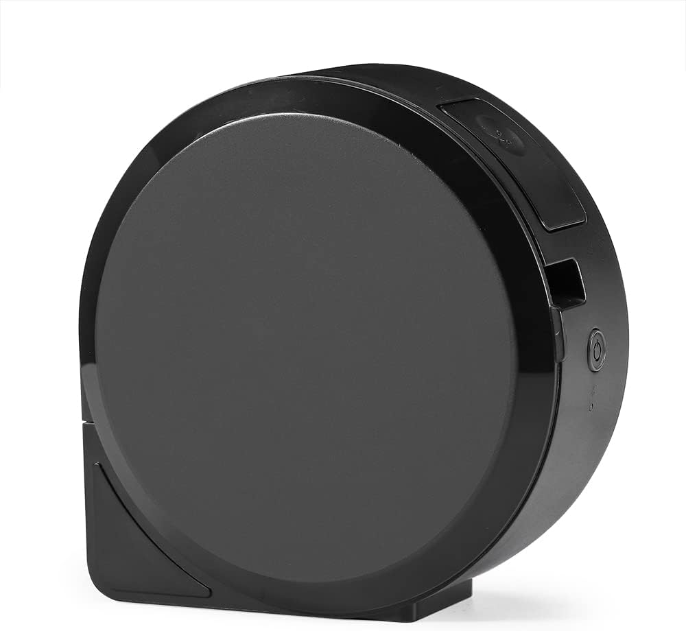 Label KINGDOM Smartphone Label Maker with Bluetooth Wireless Technology, Multiple Templates Available, Ideal for Home and Office Organization- Black Pack of 2