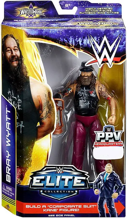 WWE Wrestling Elite Wrestlemania 30 Bray Wyatt Action Figure [Lantern u0026 Hat]