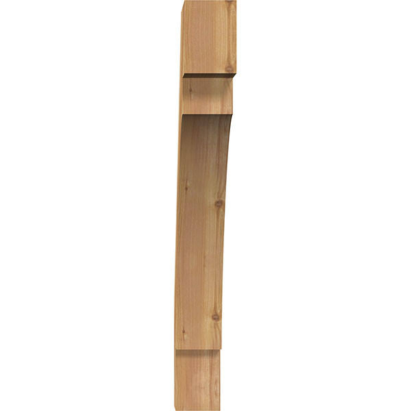 4x22W x 30x22D x 34x22H Merced Rough Sawn Brace, Western Red Cedar