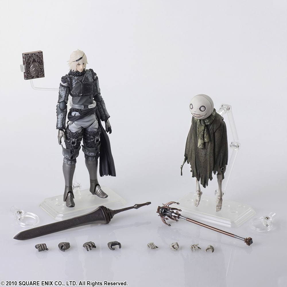 Nier Replicant Bring Arts Nier u0026 Emil Action Figure Set