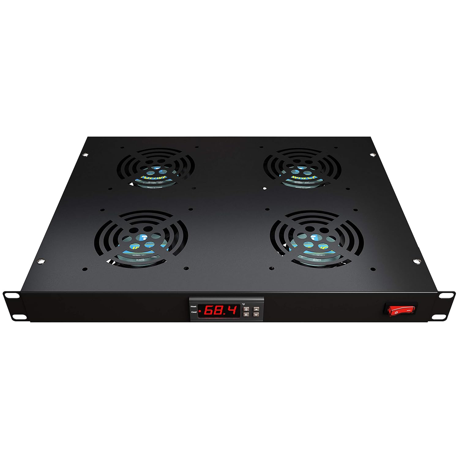 Rack Mount Fan - 4 Fans Server Cooling System - 1U 19