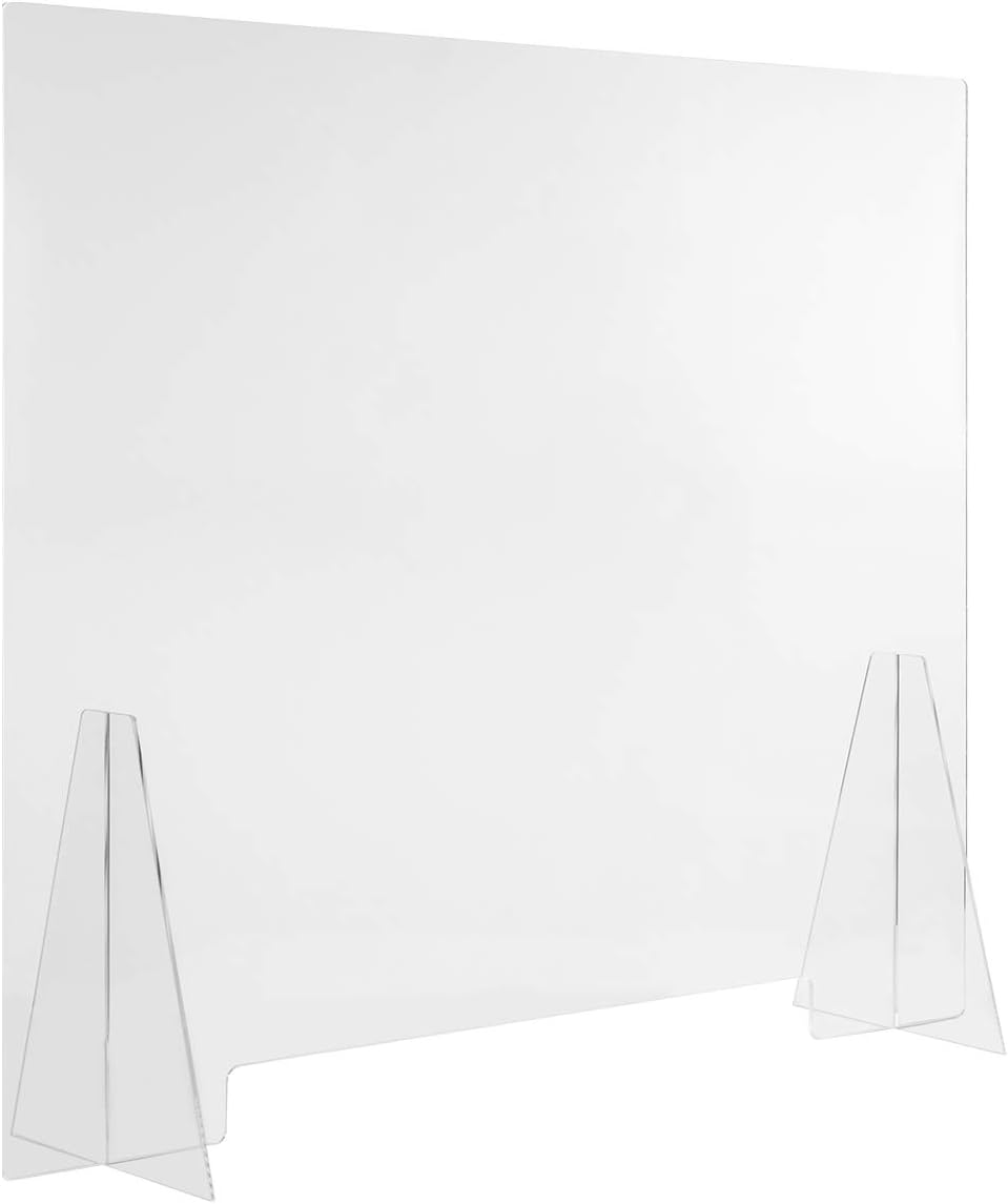 Sneeze Guard Acrylic Shield Barrier - 36