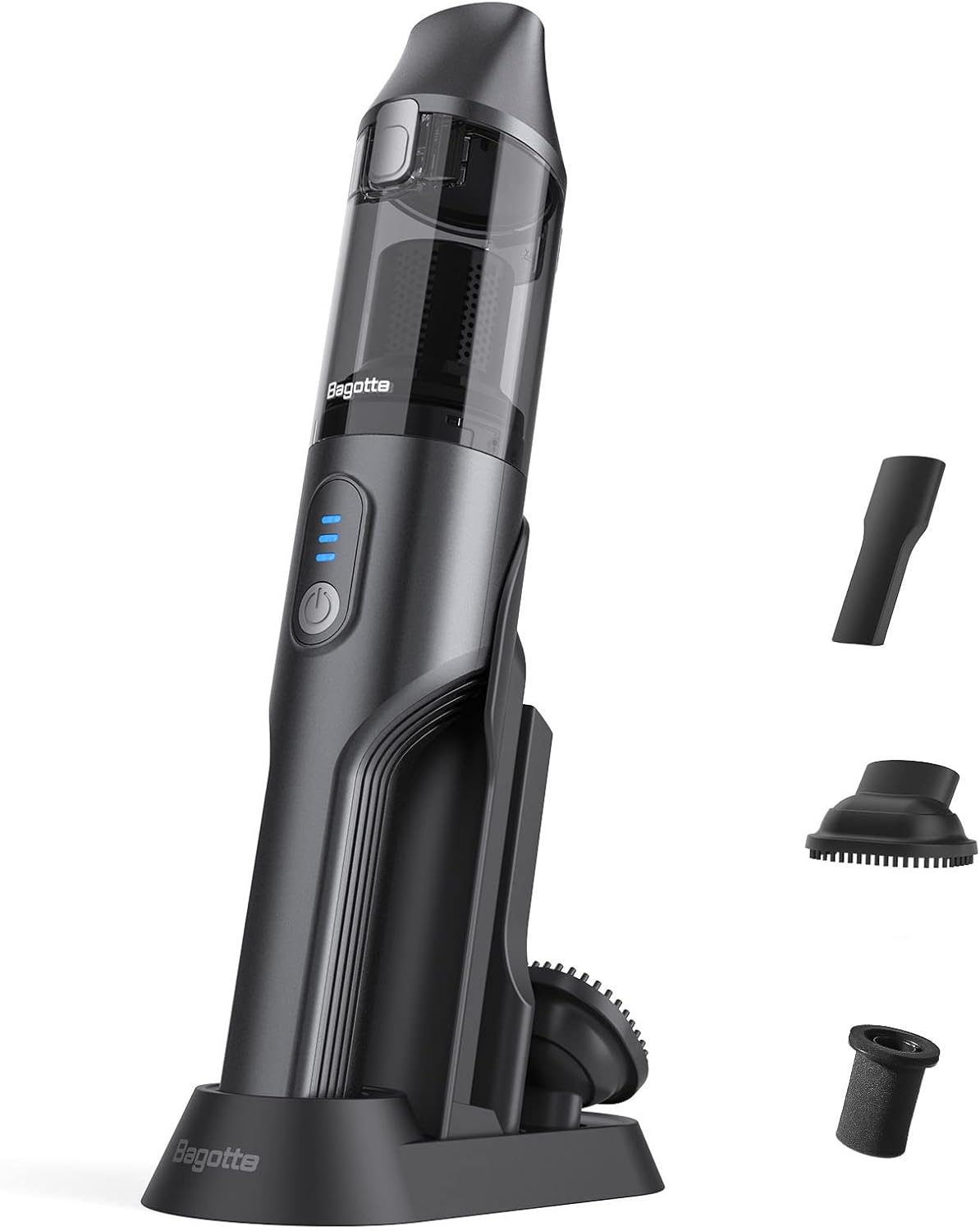 Handheld Vacuum Cleaner Cordless, Portable Lightweight Hand Vacuum Bagotte, Rechargeable 2600mAH Li-ion Battery, 3H Quick Charge, 35Min Long Run Time for Home Car Pet Hair Deep Cleaning