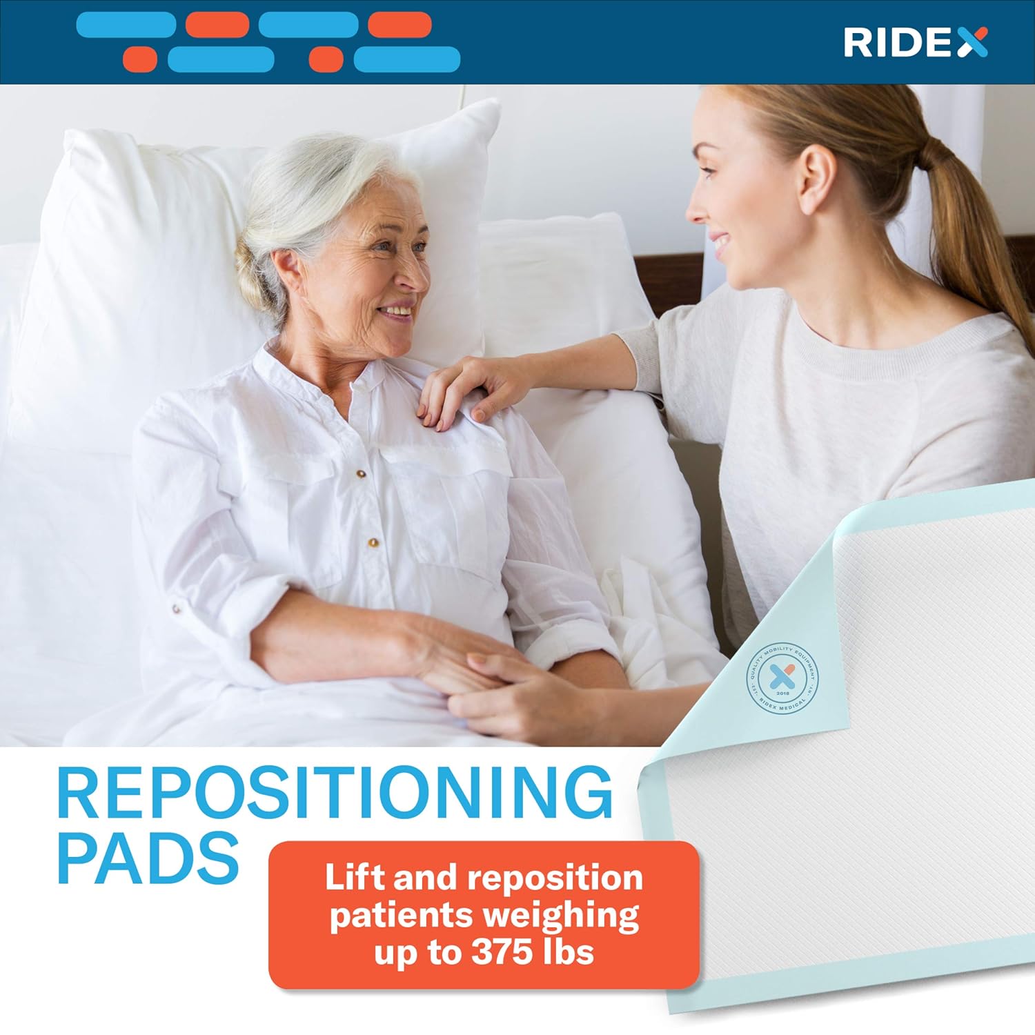 Incontinence Bed Pads [48-Pack] Disposable Ultra-Heavyweight Super Absorbent & Waterproof, Patient Repositioning