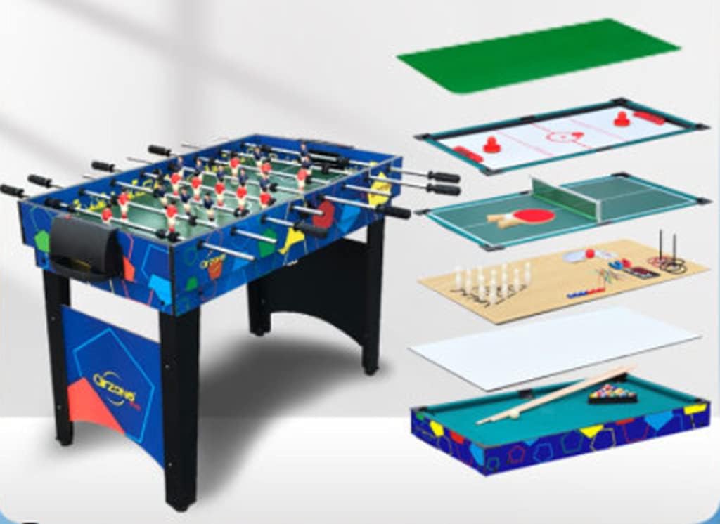 Ytong 14 in 1 Combo Arcade Game Table - Multi-Game Table with Foosball, Ice Hockey, Ping Pong, Backgammon, Checkers, Bowling,Billiards - Perfect for Game Rooms,Bars, Parties, Family