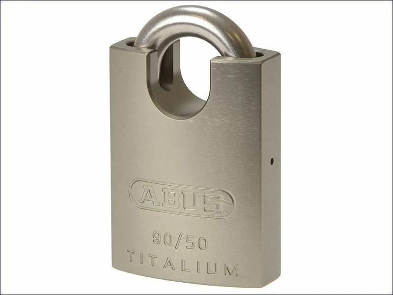 ABUS - 90RK/50 Titalium Padlock Closed Stainless Steel Shackle Carded