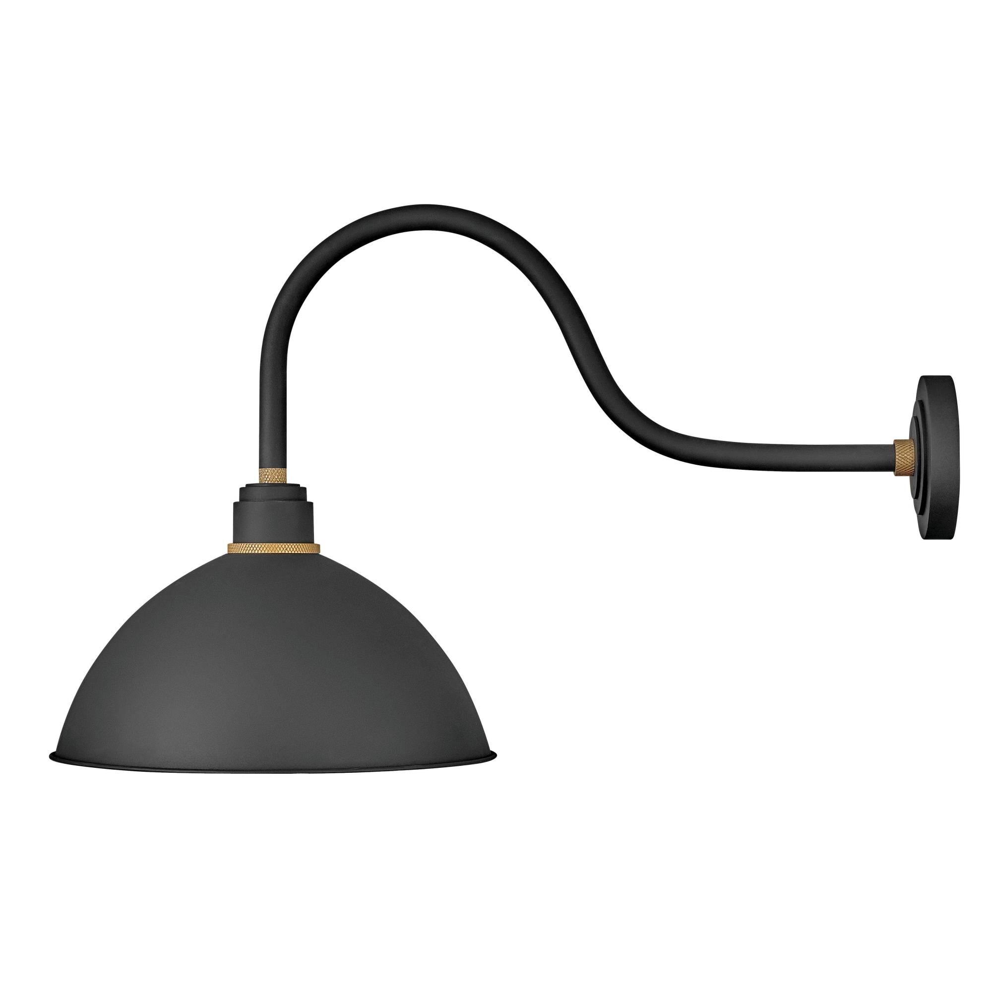 Hinkley Foundry 20x22 Outdoor Wall Light - Black 10655TK