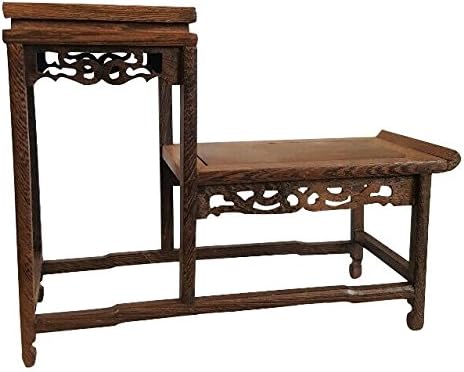 Oriental Furnishings Chinese Wooden Display Stand for Miniatures Pack of 2
