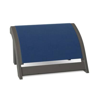 Adirondack Ottoman Telescope Casual Finish: Textured Beachwood, Fabric: Cobalt 35D