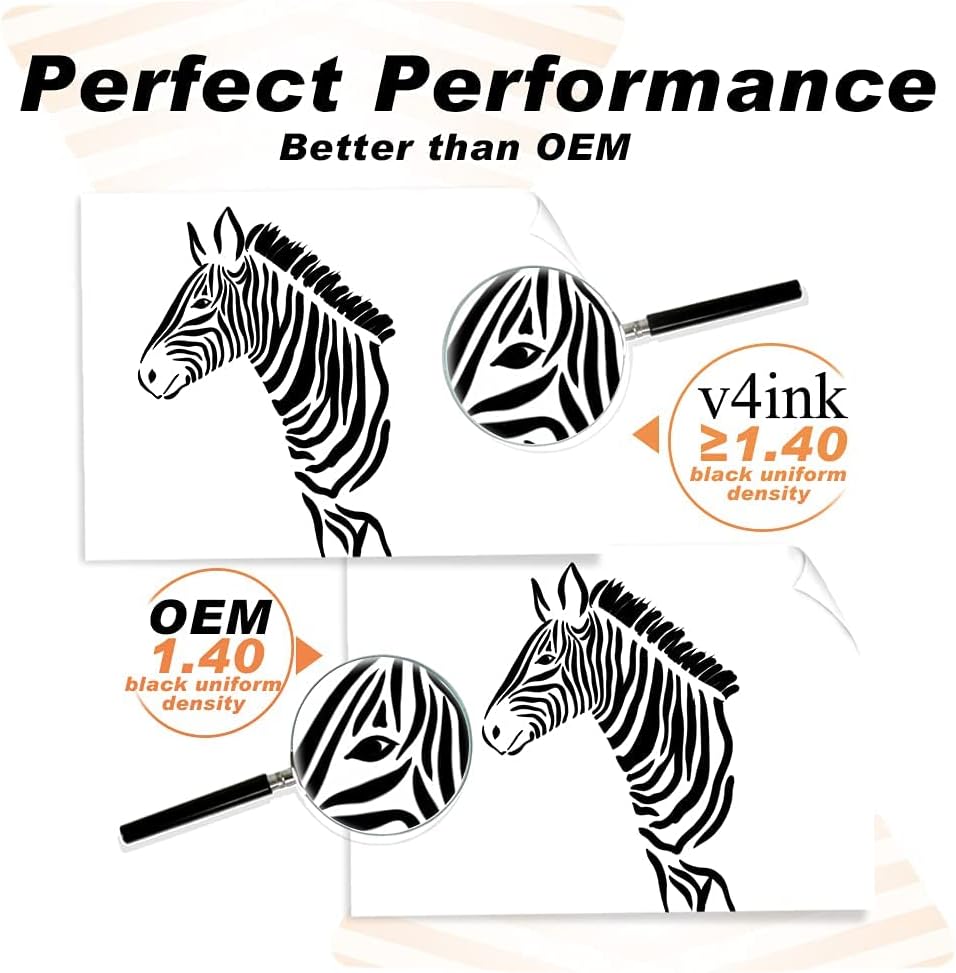 v4ink Compatible TN 760 Toners_Cartridges Replacement for Brother TN760 TN730 for HL-L2350DW HL-L2390DW HL-L2395DW HL-L2370DW DCP-L2550DW MFC-L2710DW MFC-L2730DW MFC-L2750DW (4-Packs) Pack of 2