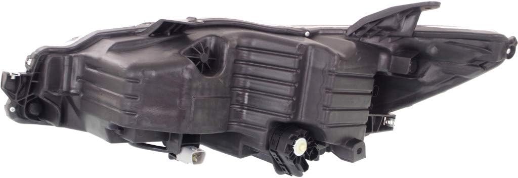 For Toyota Camry Headlight 2015 2016 2017 Passenger Side DOT Certified TO2503229 | 81110-06C80 | XSE | LED | Black Housing
