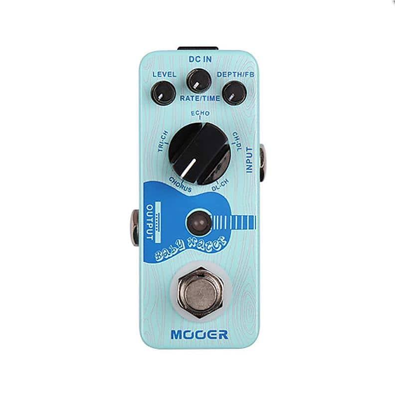 Mooer Baby Water Acoustic Guitar Delay u0026 Chorus Pedal