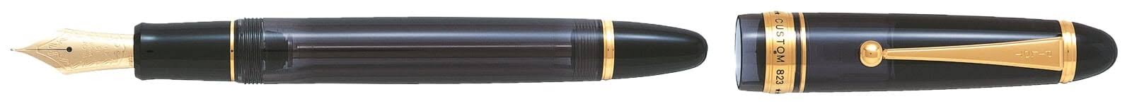 Pilot Custom 823 Black - Fountain [M]