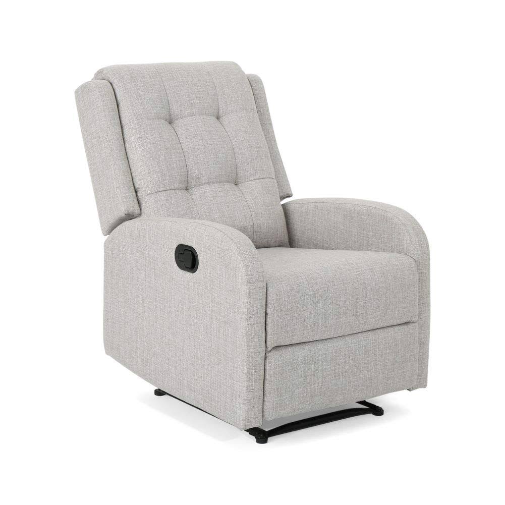 Christopher Knight Home Smith Traditional Recliner, Beige + Black