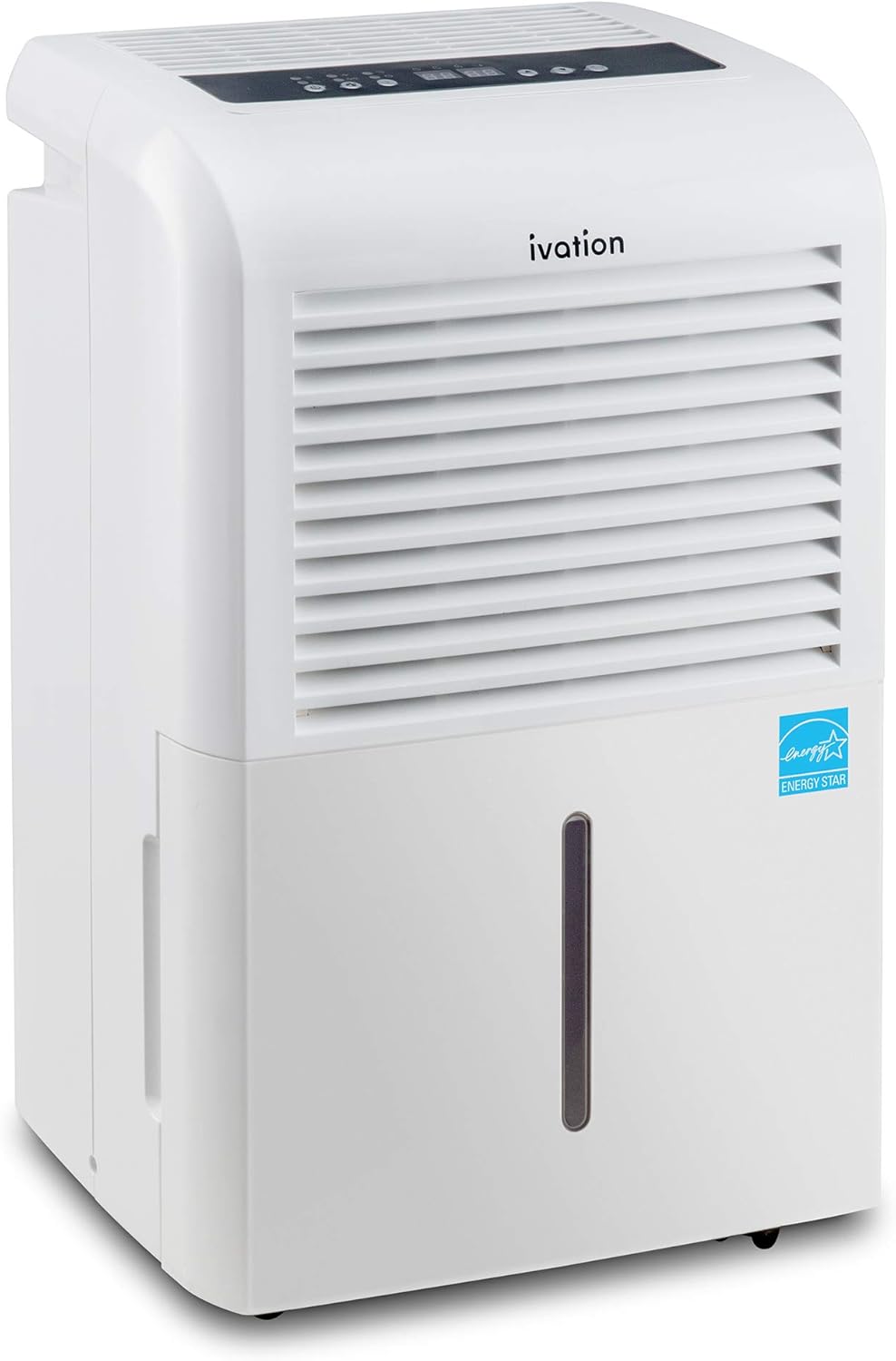 Ivation 4,500 Sq Ft Energy Star Dehumidifier with Pump, Large Capacity Compressor Includes Programmable Humidity, Hose Connector, Auto Shutoff and Restart and Washable Filter (4,500 Sq Ft W/ Pump)