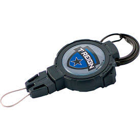 T-Reign Outdoor Retractable Gear Tether 0TRG-442 - Xtreme Duty 36x22Extention Black Belt Clip