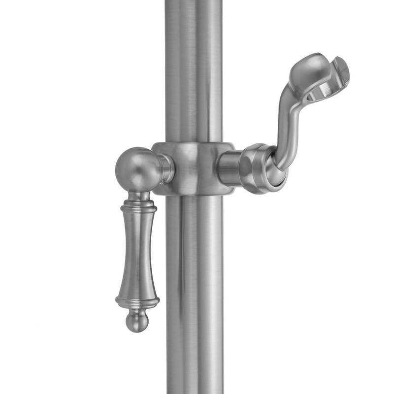 Jaclo Roaring 20&s/Cranford 5 1/2x22 Fork Handshower Slider with Ball Lever Handle for Luxury Grab Bar in Bronze Umber SL79-BU