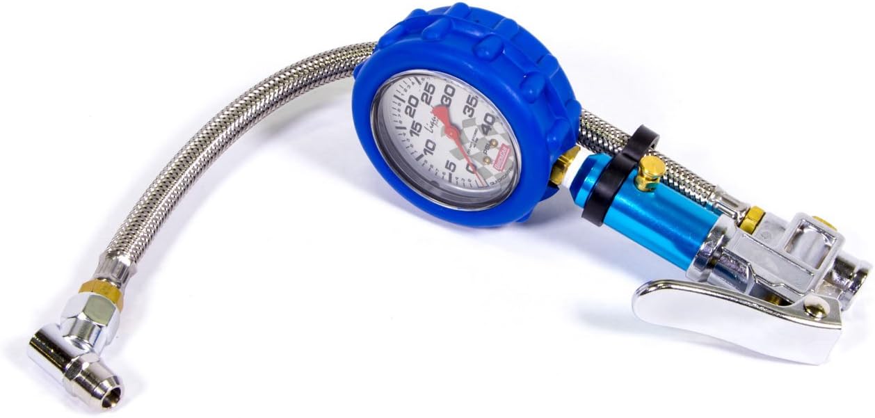 QuickCar Racing Products 56-241 Tire Inflator and Gauge, 0-40 psi