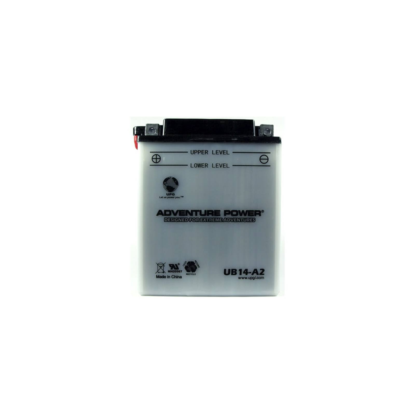 Upg 42523 - OEM Yb14-a2 - Motorcycle Battery - Conventional (Wet Pack)