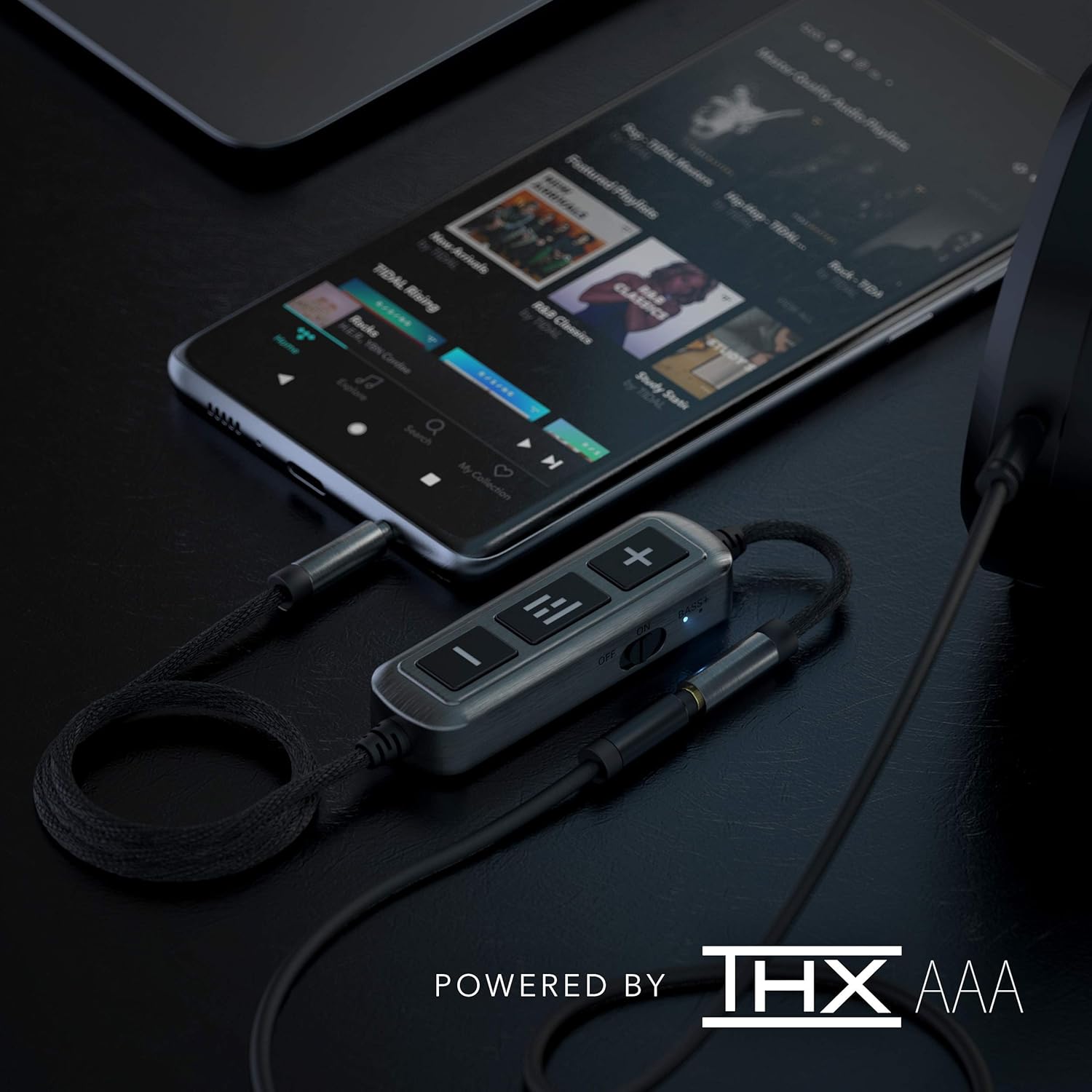 HELM DB12 AAAMP Mobile Headphone Amplifier, THX AAA Technology, Analog Amplifier, 12 dB Signal Boost,+6 dB Bass Boost, THX Certified, Male 3.5mm to Female 3.5mm Audio Jack, Studio Sound On The Go