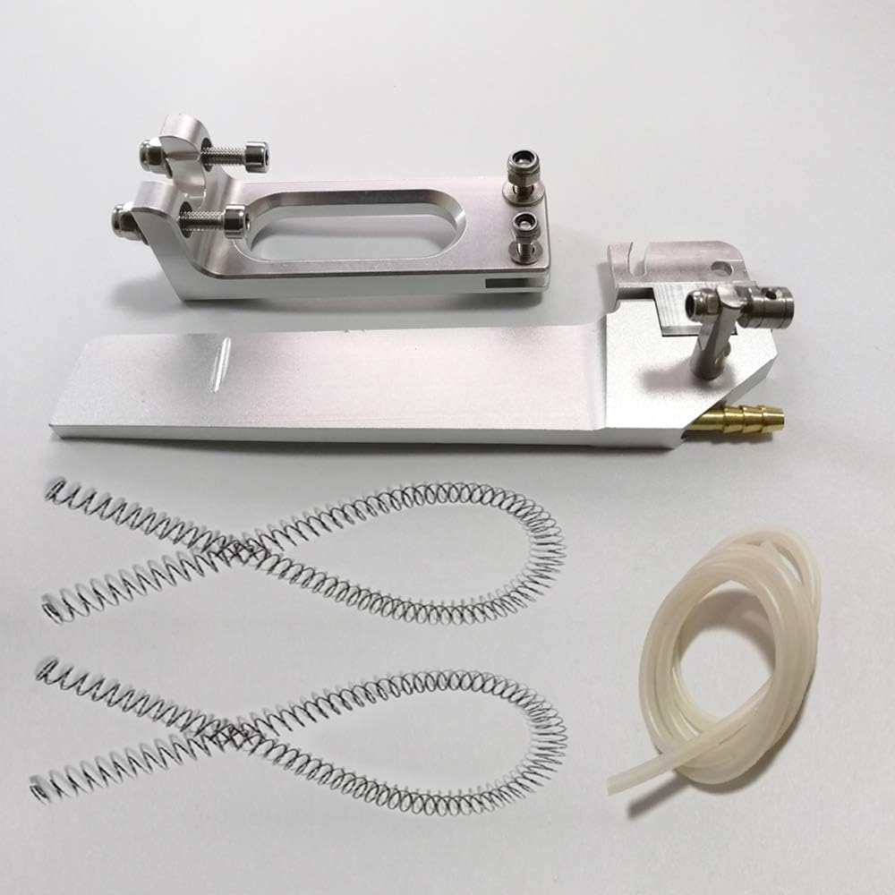 Hawk Hobby Aluminum Alloy 95mm/3.7 Rc Boat Rudder with Water Pick up Absorbing Steering for Electric Gas Remote Control Ship Accessory Replacing Part (Blue, 95mm)