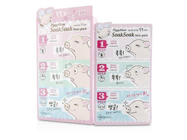 Mediheal - Piggymom SoakSoak Nose Pack 3-Step 20pcs