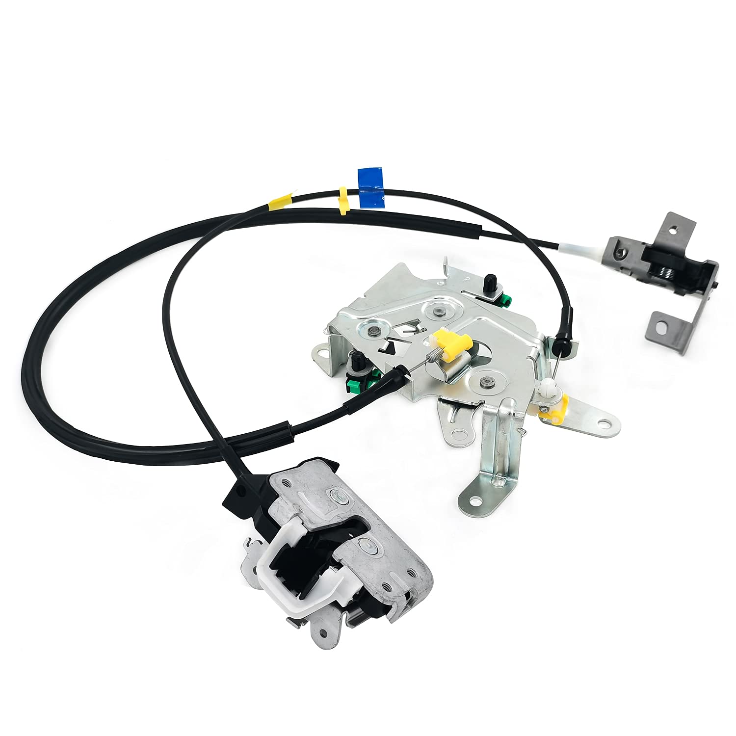 6C3Z-28264A00-A Rear Door Latch Lock & Cable Assembly - Right Passenger Side Compatible with Ford F250 F350 F450 F550 Super Duty 1999-2007 Upper & Lower Locking Latches Complete Set 6C3Z28264A00A Pack of 2