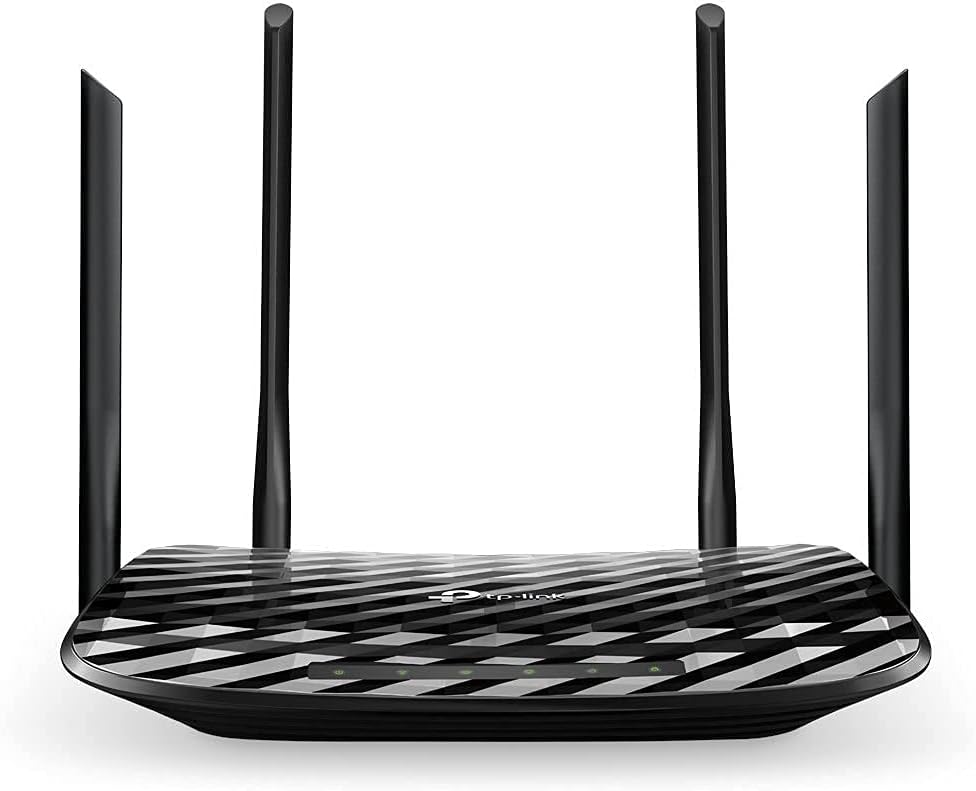 TP-Link AC1200 Gigabit WiFi Router (Archer A6 V3) - Dual Band MU-MIMO Wireless Internet Router, 4 x Antennas, OneMesh and AP mode, Long Range Coverage Pack of 2