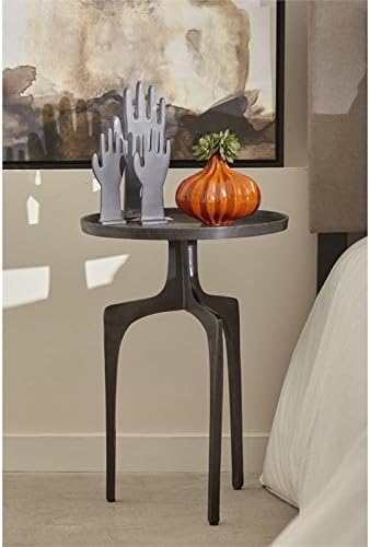 Beaumont Lane Metal End Table in Black