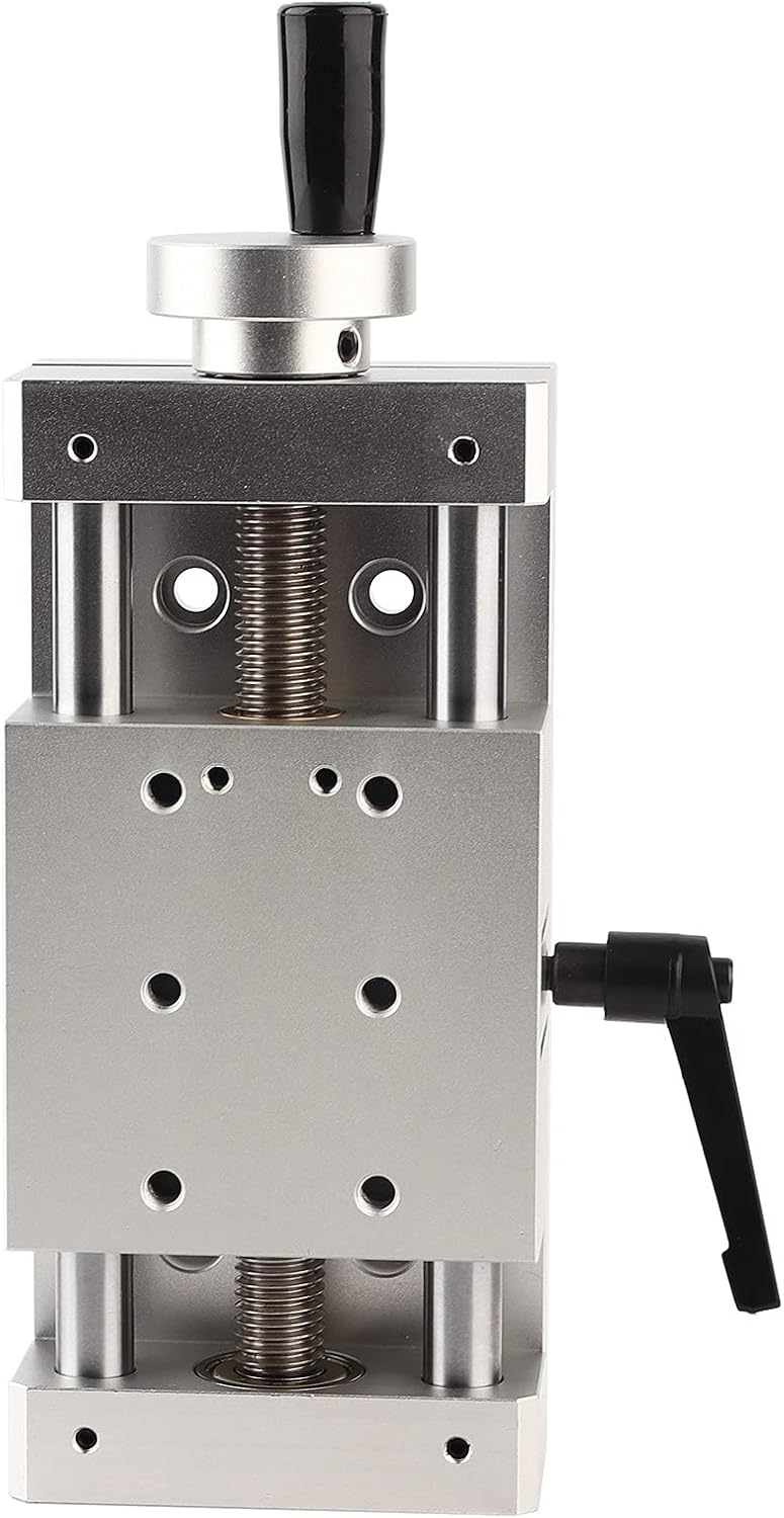 Linear Stage Table KA80-1402-50/100/150 Manual Sliding Table Linear Rail Stage Cross Aluminum Alloy with High Accuracy 80&times;80mm(50mm)