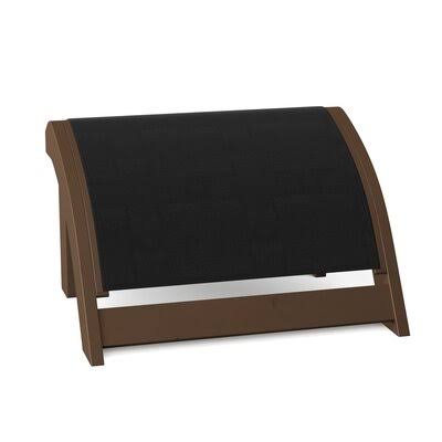 Adirondack Outdoor Ottoman Telescope Casual Titanium/Textured Kona 23x22H x 18x22W x 14x22D