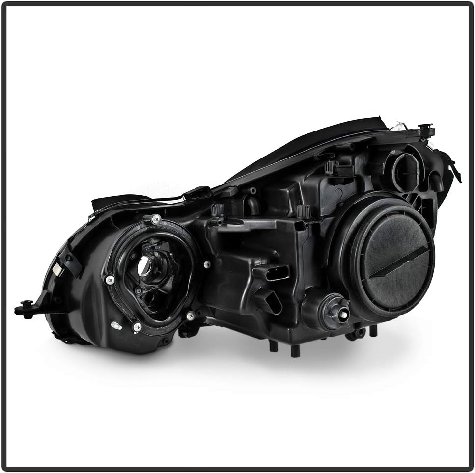 ACANII - For [Halogen Mode Onlyl] 2003-2006 Mercedes Benz W211 E-Class Projector Headlights Factory Style Blk Headlamps