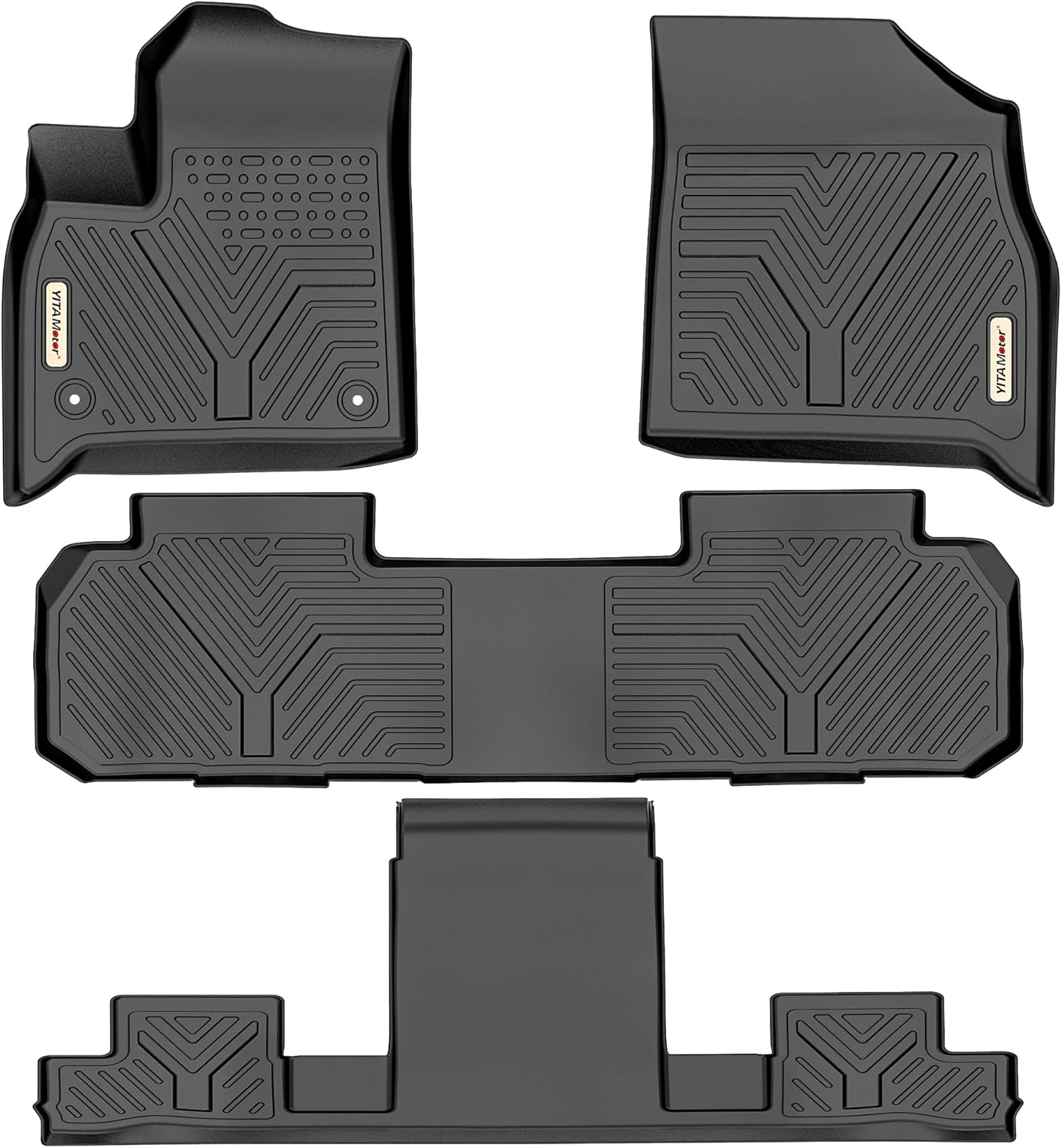 YITAMOTOR Cargo Mats Compatible with 2018-2022 Chevrolet Traverse, Cargo Liner Custom Fit Black TPE Trunk Liner All Weather Car Mats