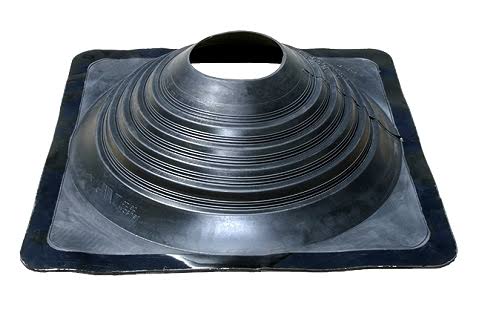 9 Black EPDM Square-Base Flashing ICC 35-Year, from Aztec Washer Company